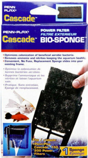 Cascade 150 and 200 Power Filter Bio-Sponge Cartridge - PetMountain.com
