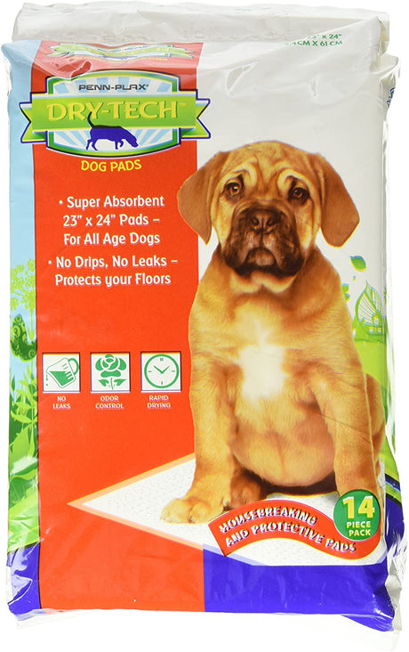 14 count Penn Plax Dry-Tech Dog and Puppy Training Pads