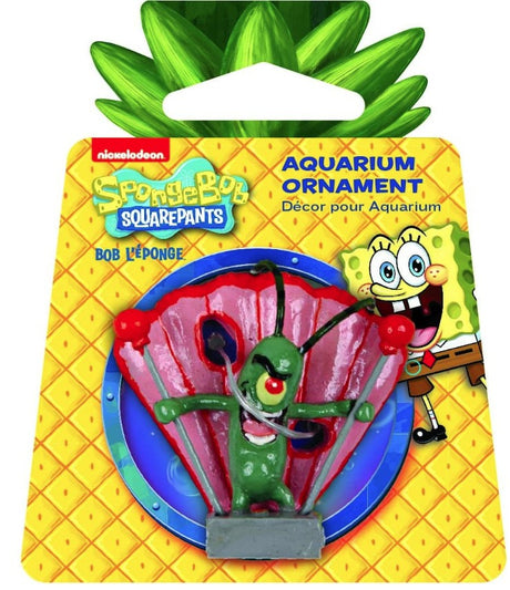 1 count Penn Plax SpongeBob Plankton Aquarium Ornament