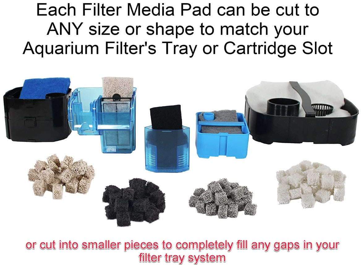 3 count Penn Plax Polyfiber Filter Media Pad