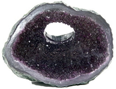 Penn Plax Purple Amethyst Geode Aquarium Ornament - PetMountain.com