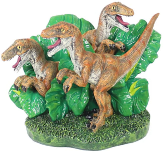Penn Plax Jurassic Park Velociraptor Aquarium Ornament - PetMountain.com