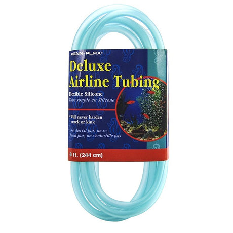 8 feet - 1 count Penn Plax Deluxe Airline Tubing Flexible Silicone