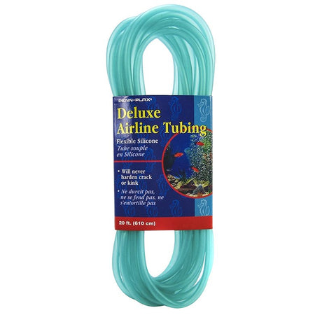 20 feet - 1 count Penn Plax Deluxe Airline Tubing Flexible Silicone