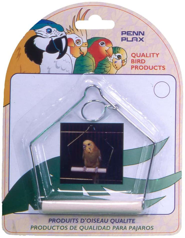 Penn Plax Wooden Parakeet Swing - PetMountain.com