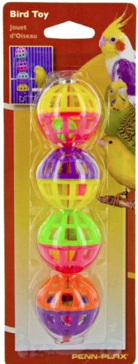 1 count Penn Plax Lattice Ball Toy with Bells