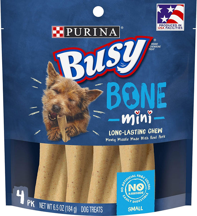 Purina Busy Bone Real Meat Dog Treats Mini - PetMountain.com