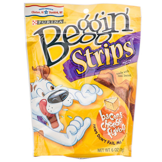 Purina Beggin' Strips Real Bacon and Cheese Flavor Dog Treats - PetMountain.com