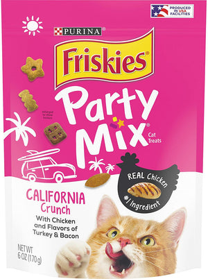 36 oz (6 x 6 oz) Friskies Party Mix Crunch Treats California Crunch