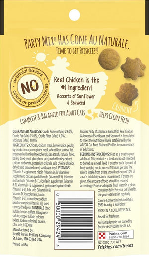 Friskies Party Mix Cat Treats Natural Yums with Real Chicken - PetMountain.com