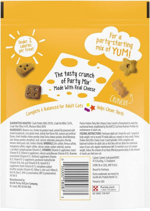 Friskies Party Mix Cheezy Craze Crunch with a Blend of Cheddar, Swiss and Monterey Jack Cat Treats - PetMountain.com