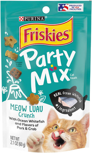 Friskies Party Mix Crunch Treats Meow Luau - PetMountain.com