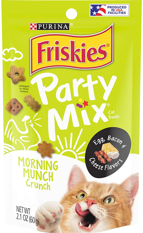 14.7 oz (7 x 2.1 oz) Friskies Party Mix Crunch Treats Morning Munch