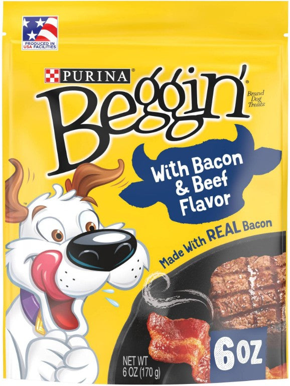 Purina Beggin' Strips Bacon and Beef Flavor - PetMountain.com