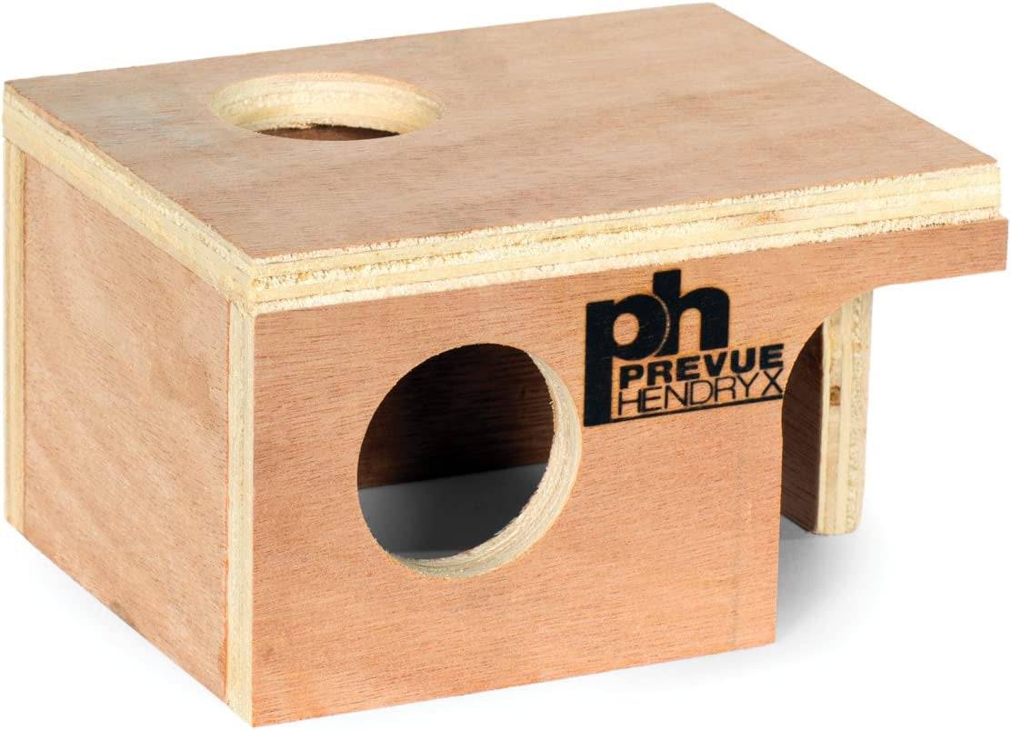 Prevue Wooden Mouse Hut for Hiding and Sleeping Small Pets - PetMountain.com