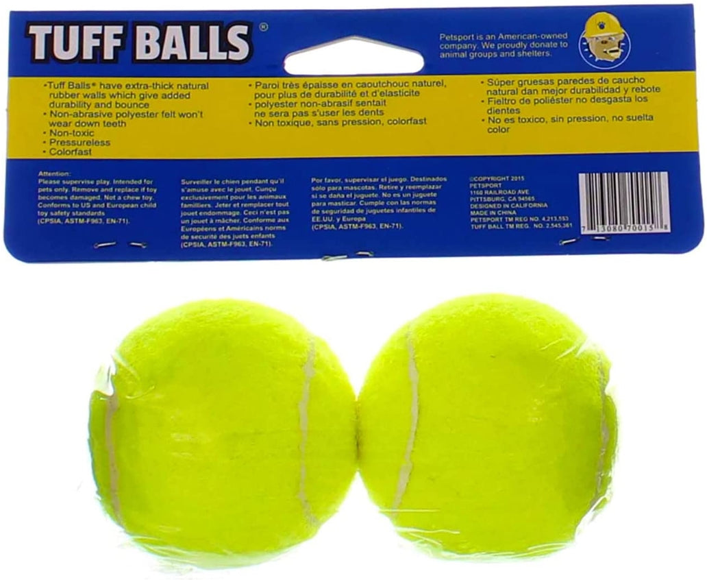 2 count Petsport Tuff Ball Dog Toy Original