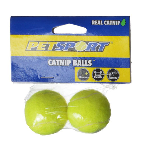 2 count Petsport Catnip Ball Cat Toy