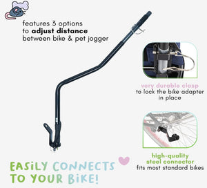 Petique Bike Adapter for Pet Strollers - PetMountain.com