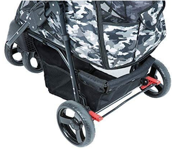 Petique Durable Pet Stroller Black Camo - PetMountain.com