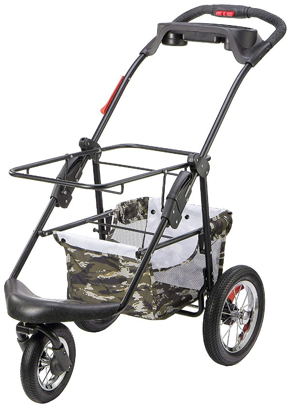 Petique 5-in-1 Pet Stroller Travel System Army Camo - PetMountain.com