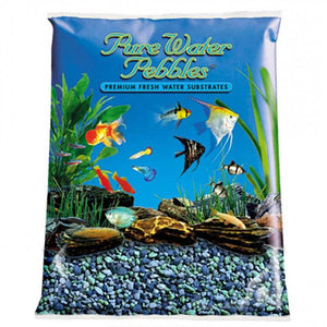 Pure Water Pebbles Aquarium Gravel Blue Lagoon - PetMountain.com