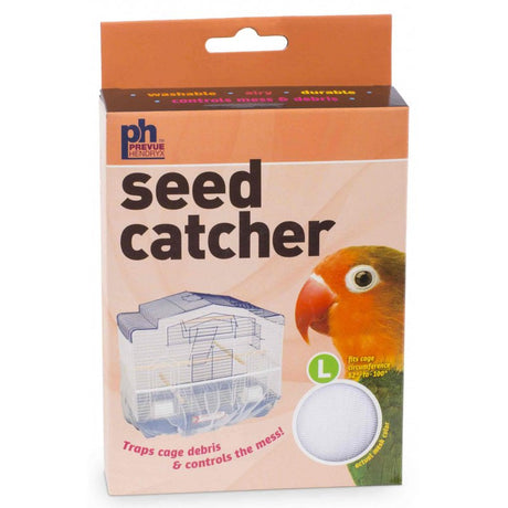 Large - 6 count Prevue Seed Catcher Traps Cage Debris and Controls the Mess