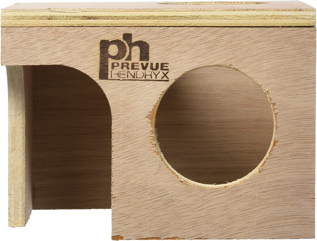 Prevue Wooden Hamster and Gerbil Hut for Hiding and Sleeping Small Pets - PetMountain.com