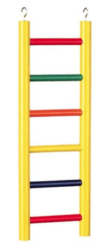 Prevue Carpenter Creations Hardwood Bird Ladder Assorted Colors - PetMountain.com