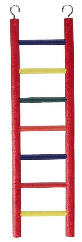 7 step - 1 count Prevue Carpenter Creations Hardwood Bird Ladder Assorted Colors