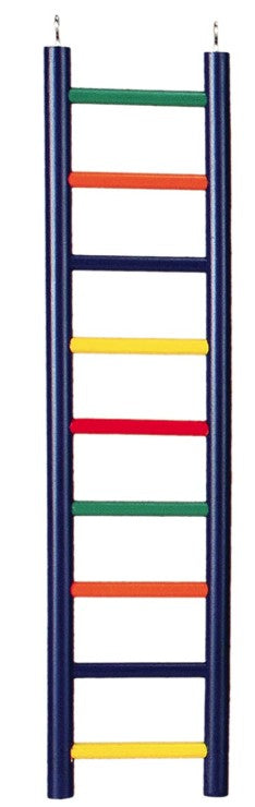 9 step - 1 count Prevue Carpenter Creations Hardwood Bird Ladder Assorted Colors