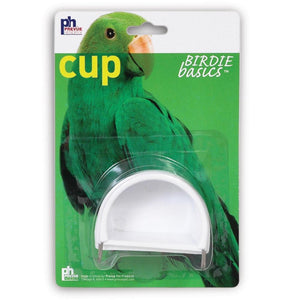 Prevue Birdie Basics Plastic Hanging Feeding Cup for Small Birds - PetMountain.com