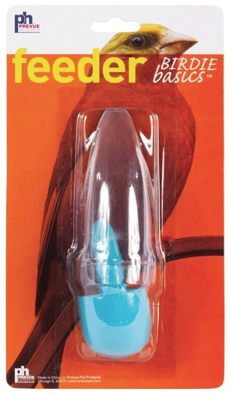 Prevue Birdie Basics Plastic Bullet Feeder 2 oz - PetMountain.com