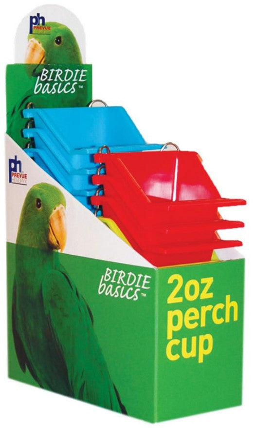 Prevue Birdie Basics 2 oz Perch Cup for Birds - PetMountain.com