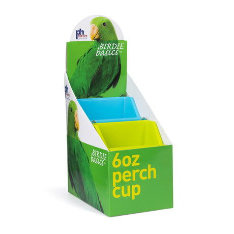 36 count (3 x 12 ct) Prevue Birdie Basics 6 oz Perch Cup for Birds