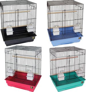 Prevue Square Top Bird Cage Assorted Colors - PetMountain.com