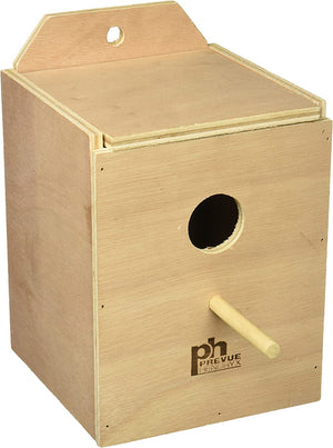 Prevue Hardwood Lovebird Nest Box - PetMountain.com