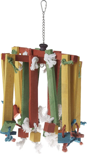2 count Prevue Bodacious Bites Wood Chimes Bird Toy