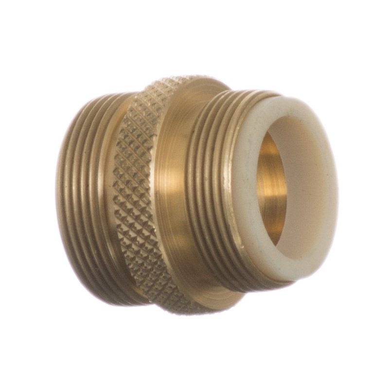 Python Products No Spill Clean and Fill Male Brass Adapter - PetMountain.com
