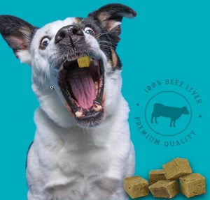 32 oz (4 x 8 oz) Stewart Beef Liver Freeze Dried Dog Training Treats