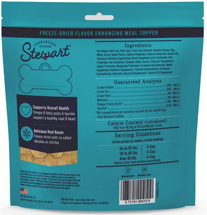 Stewart PuffTops Freeze Dried Bacon and Cheese Food Topper - PetMountain.com