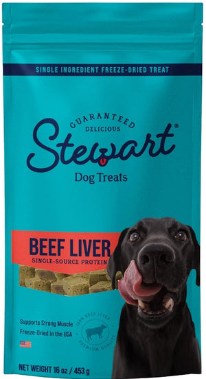 Stewart Beef Liver Freeze Dried Dog Training Treats - PetMountain.com