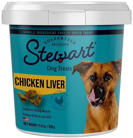 11.5 oz Stewart Freeze Dried Chicken Liver Treats