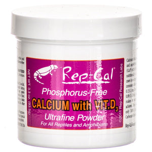 Rep Cal Calcium with Vitamin D3 Ultrafine Powder - PetMountain.com