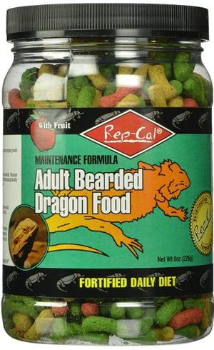 7 oz (9 x 8 oz) Rep Cal Maintenance Formula Adult Bearded Dragon Food
