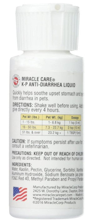 6 oz (3 x 2 oz) Miracle Care Anti-Diarrhea Liquid Kit