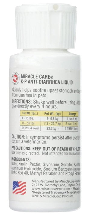 2 oz Miracle Care Anti-Diarrhea Liquid Kit