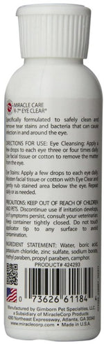4 oz Miracle Care Eye Clear for Dogs and Cats