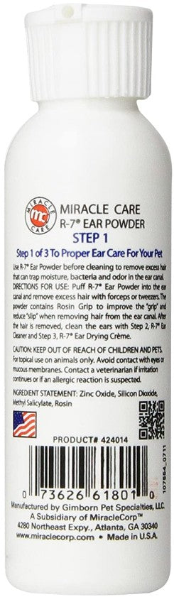72 gm (6 x 12 gm) Miracle Care Ear Powder Step 1