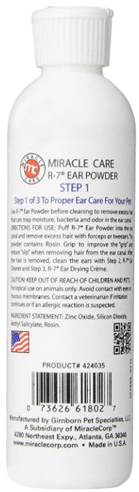24 gram Miracle Care Ear Powder Step 1