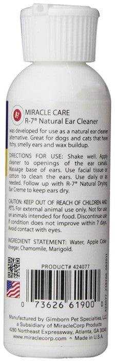 4 oz Miracle Care Natural Ear Cleaner with Chamomile